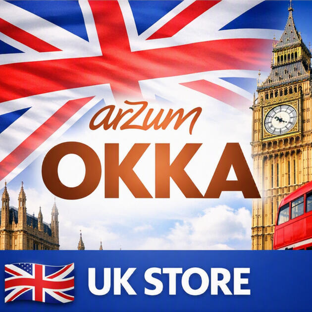 Arzum Okka UK Logo Arcadia in the UK